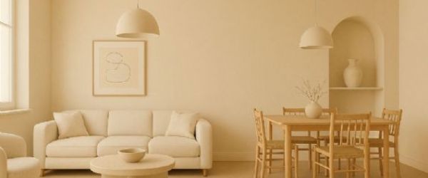 2025 奶油黃趨勢：低飽和中性調 × 微光澤材質